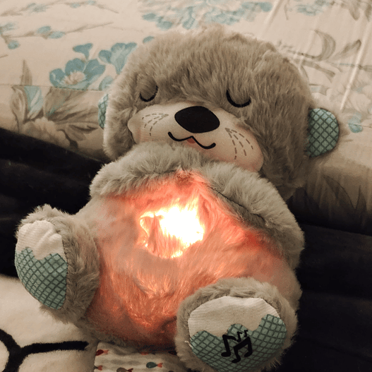 Nutria De Peluche Calmante Con Respiración Para Dormir