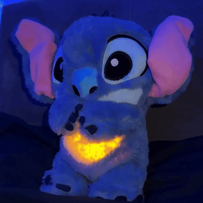 Stich De Peluche Calmante Con Respiración Para Dormir