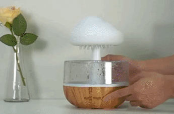 Humidificador Difusor Sonido de Lluvia