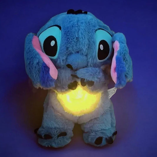 Stich De Peluche Calmante Con Respiración Para Dormir
