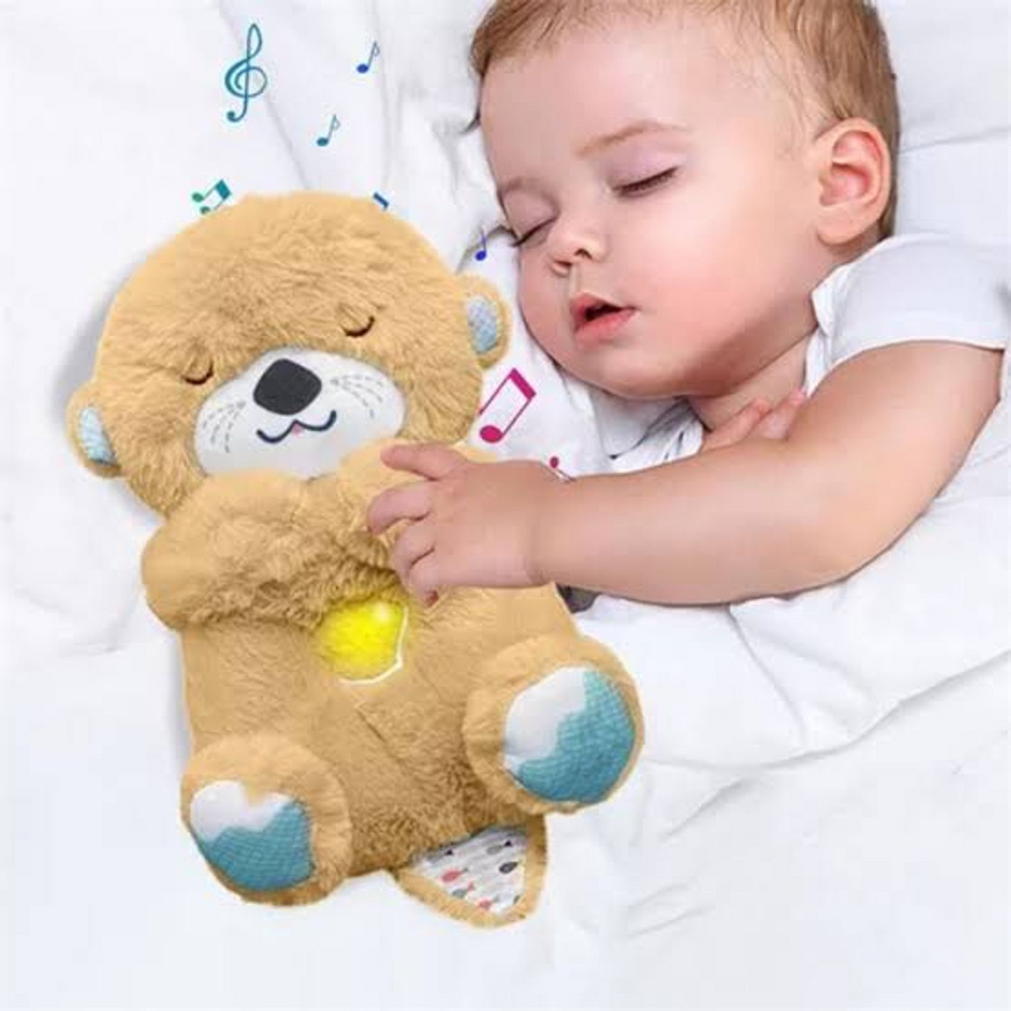 Nutria De Peluche Calmante Con Respiración Para Dormir